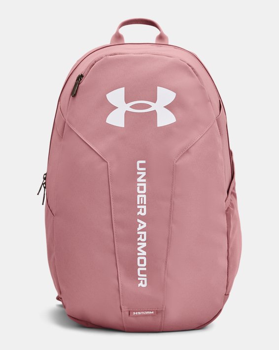UA Hustle Lite Backpack, Pink, pdpMainDesktop image number 0